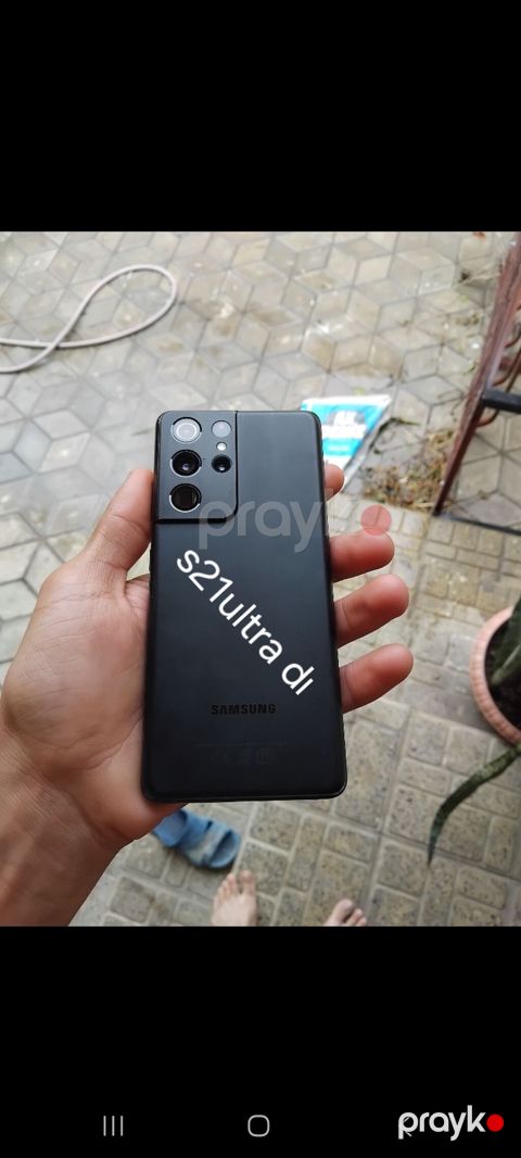 Samsung Galaxy S21 Ultra, 256 GB, rəng - Qara, Barmaq izi — Bakı