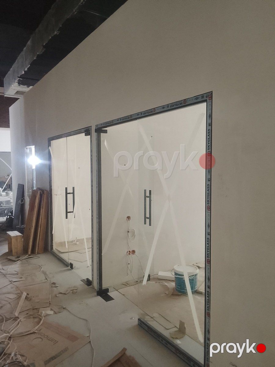 Şüşə qapılar — Təmir və inşaat, Bakı (3)