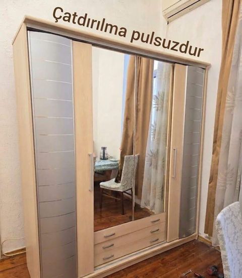 *Sada* dolab çatdırılma pulsuzdur 220 AZN əla vəziyyətdədir — Nərmin — Шкафы