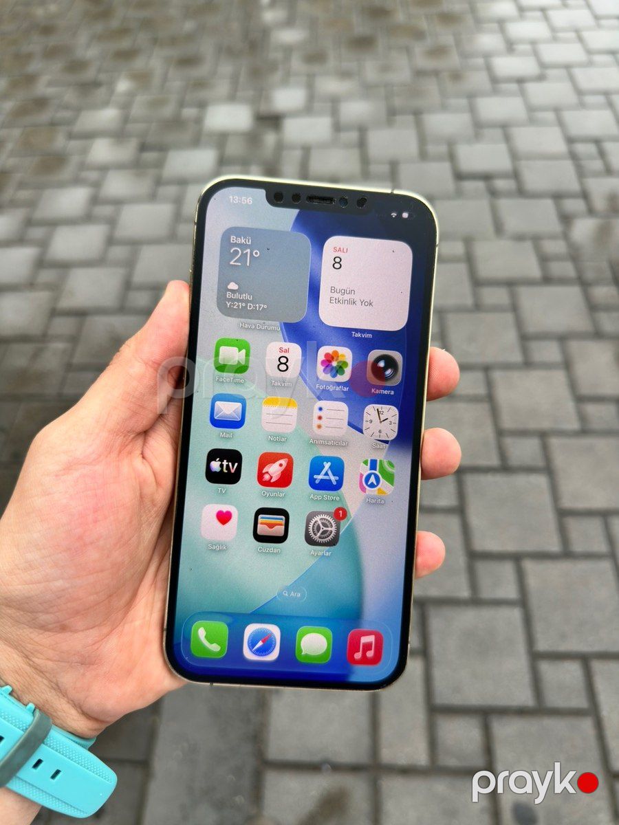 Apple iPhone 12 Pro Max Gold 128GB/6GB — Smartfonlar, Bakı (4)