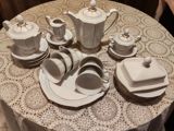 Çay dəsti, rəng - Ağ, Farfor, Weimar, 6 nəfərlik, Almaniya — Kamran Hasimov