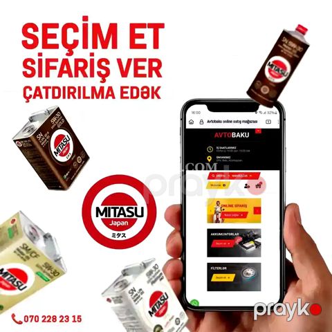 Mühərrik yağları "Mitasu" — Bakı