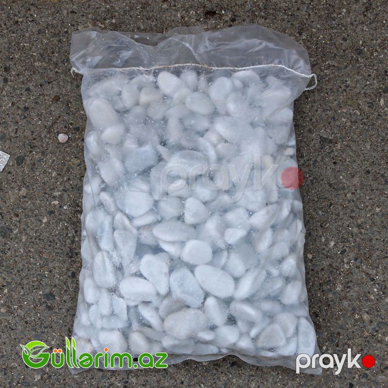 Ağ daş türk das 4-6 sm — Bağ dekorasiyası, Bakı (2)