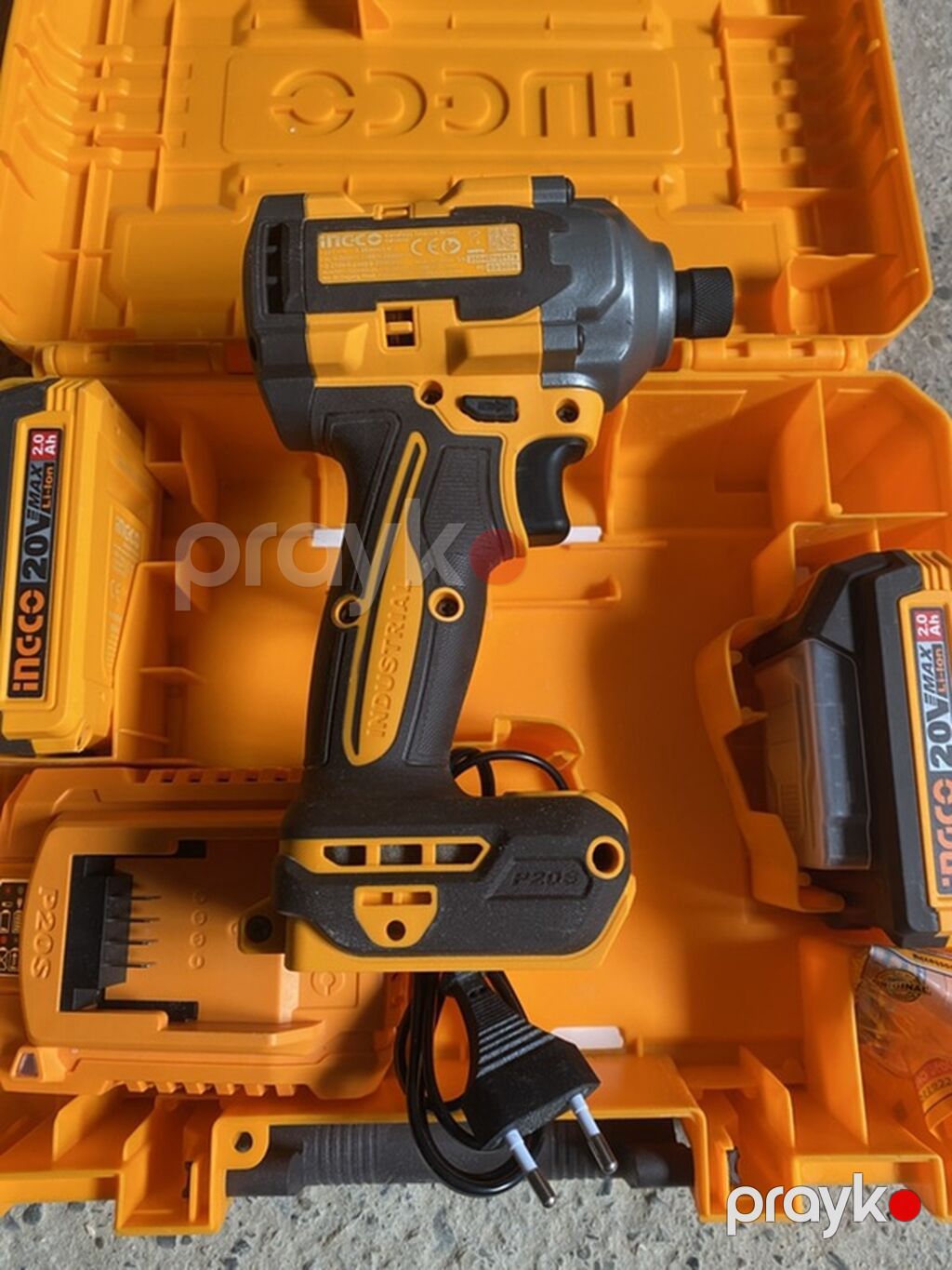 Ingco P20S 20V Brushless akkumulaytorlu vurucu tornavida seti — Drels, vintovkular və qaitkçekicilər, Digah (3)
