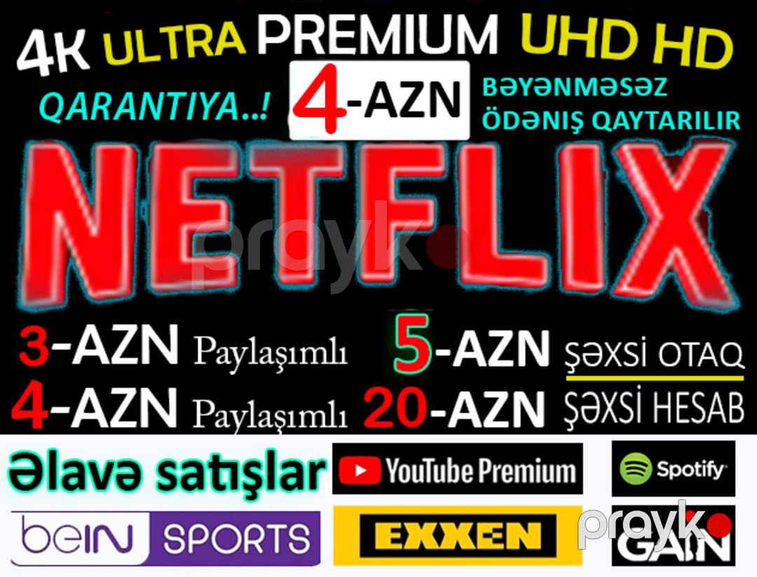 "Netflix" səhifəsi — Oyunlar, konsollər və proqramlar, Bakı (6)