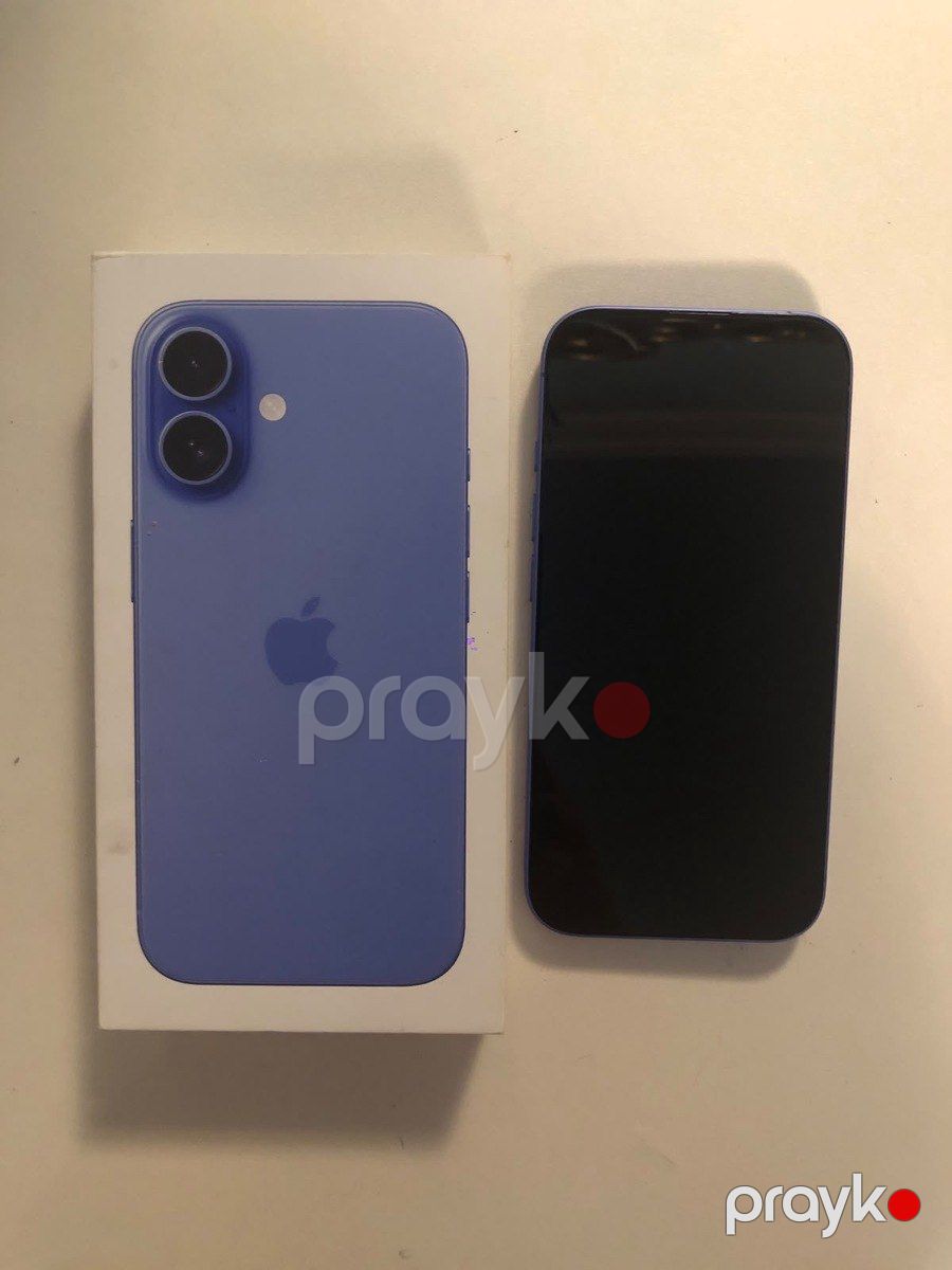 Apple iPhone 16 Ultramarine 128GB/8GB — Smartfonlar, Sumqayıt (6)