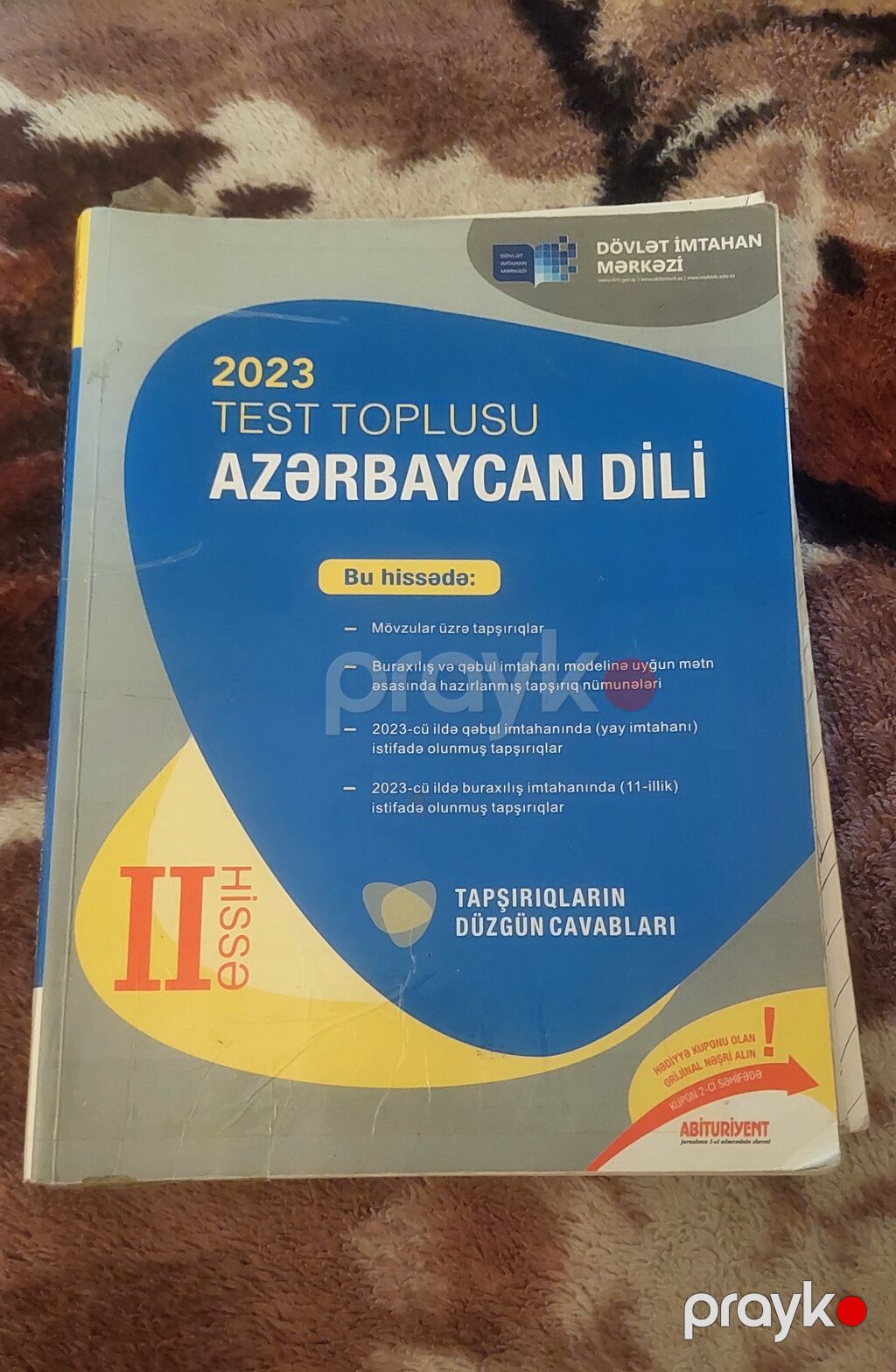 Məhsul: Abituriyent hazırlığı üçün test topluları və dərs vəsaiti — Kitablar, Bakı (9)