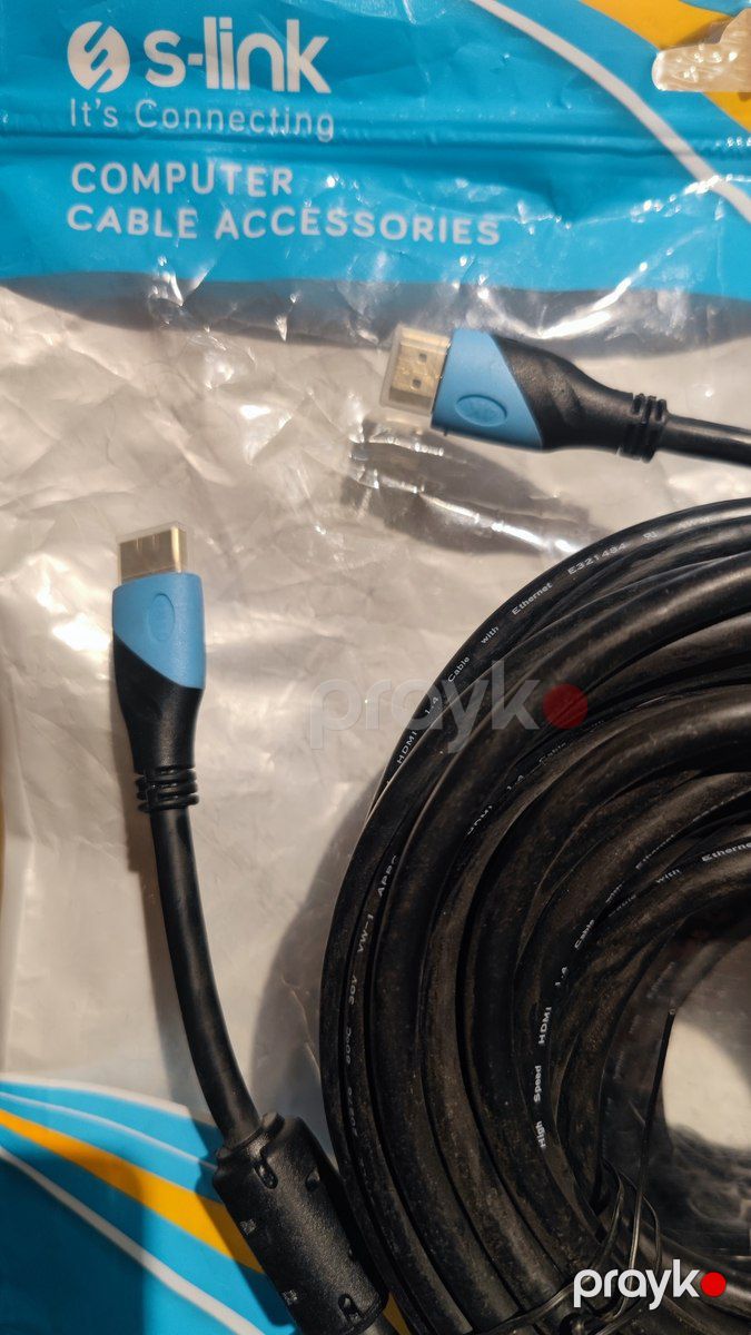 4K Hdmi kabel S-Link-10m — Periferik cihazlar, Bakı (3)