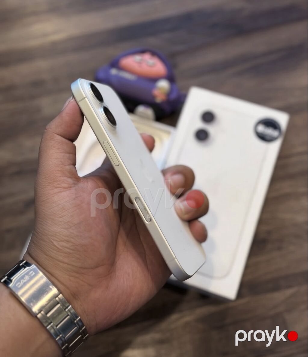 IPhone 16, 128 GB, Ağ, Zəmanət, Simsiz şarj, Face ID — Apple iPhone, Bakı (2)