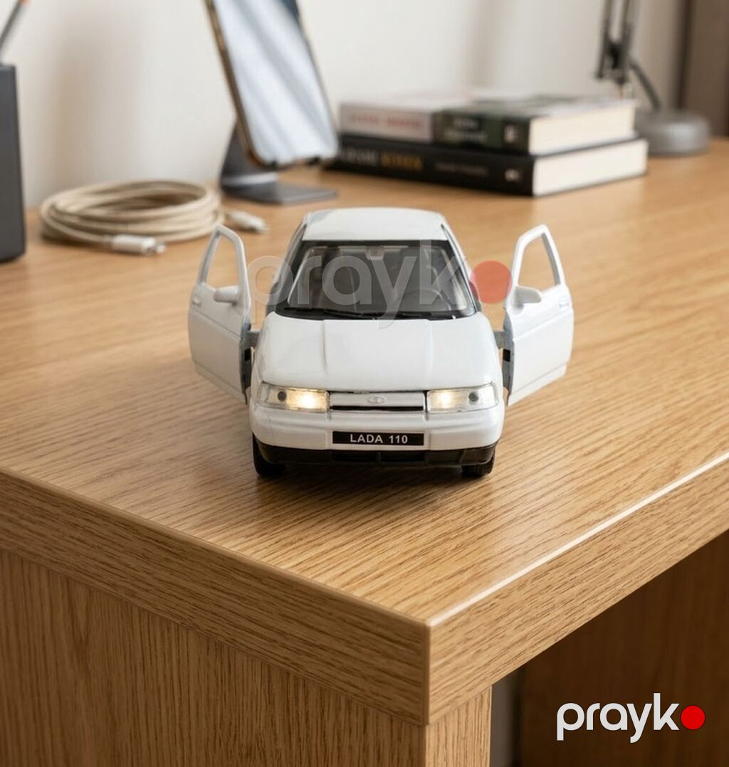 Lada 110 die-cast model avtomobil - Korpus: metal (die-cast) + — Oyuncaq nəqliyyatı, Bakı (5)