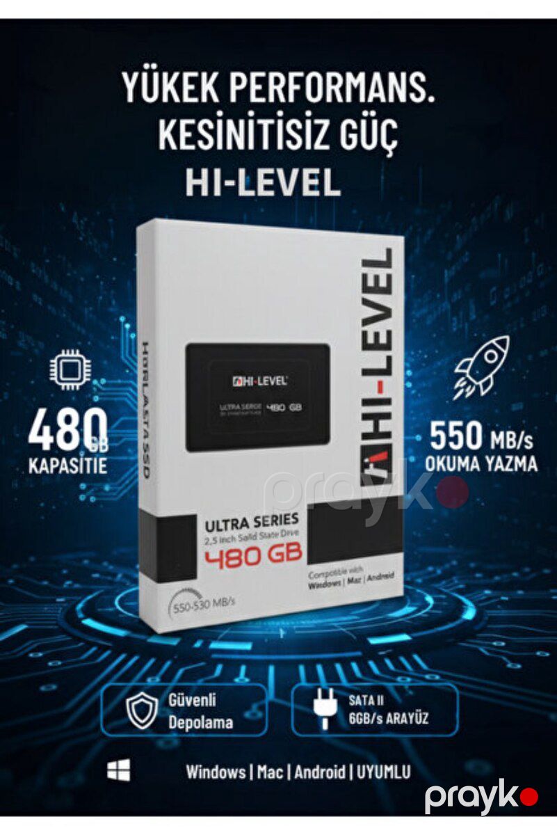 SSD "Hi-Level Ultra Series 480GB" — Kompüterlər və noutbuklar, Bakı (4)