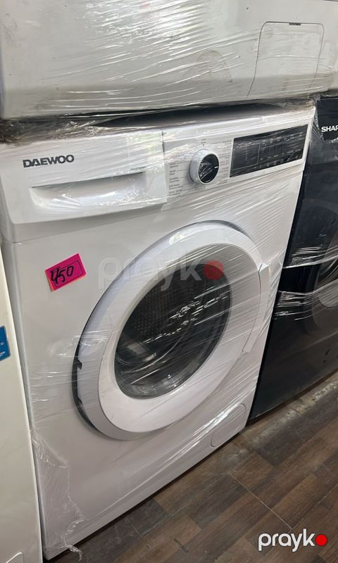 Daewoo ön yükləməli paltaryuyan maşın - Rəng: ağ - Ön yükləmə, iri — Digah