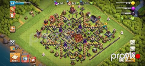 Clash of Clans hesabı – Asıl Kənd - Şəhər Bələdiyyəsi (TH) 10 səviyyə — Biləsuvar