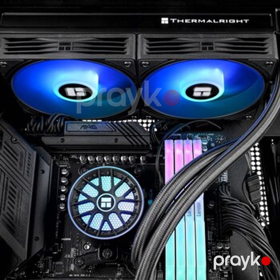 Maye Soyutma Thermalrıght Aqua Elite 240 Black Argb V6 — Masaüstü kompüterlər, Bakı (3)