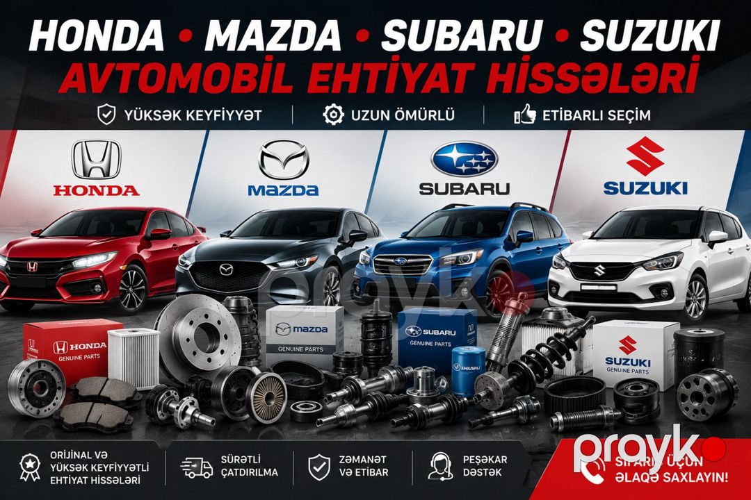 Honda, Mazda, Subaru, Suzuki ehtiyat hissəsi — Ehtiyat hissələri və aksesuarlar, Bakı (7)