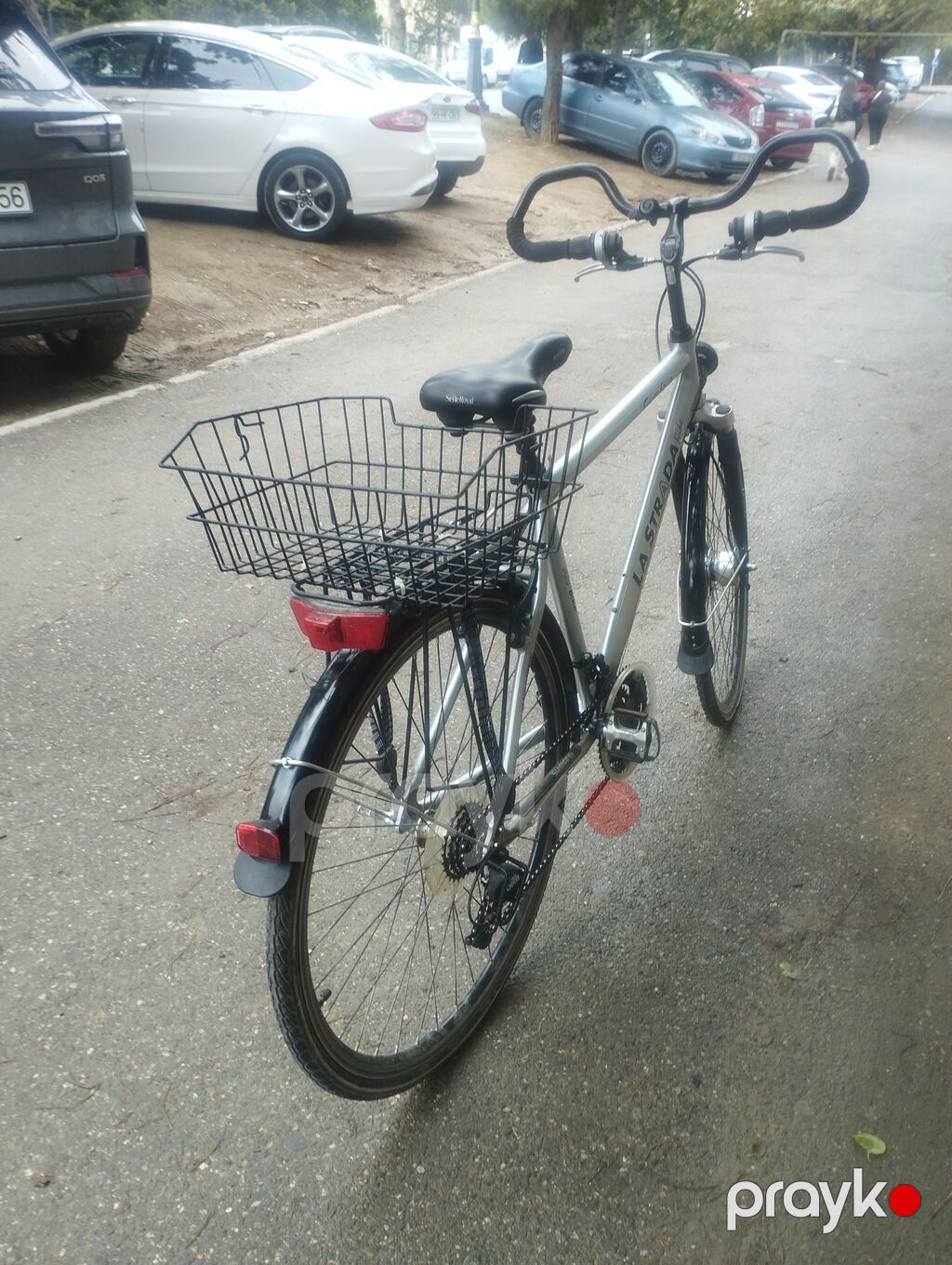 Şəhər/trekking tipli velosiped – La Strada Comfort - Rəng: gümüşü — Yol velosipedləri, Bakı (3)
