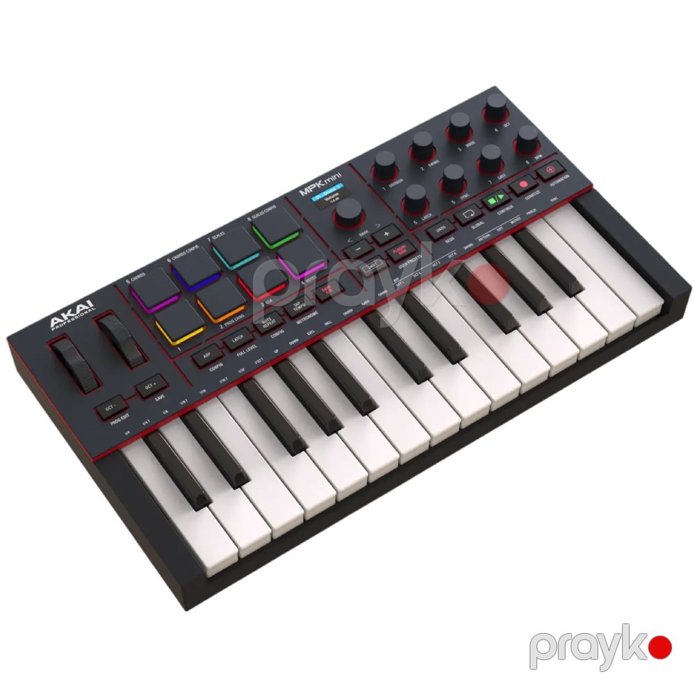 MIDI-klaviatura Akai MPKMINI4B — Studiya və konsert üçün, Bakı (2)