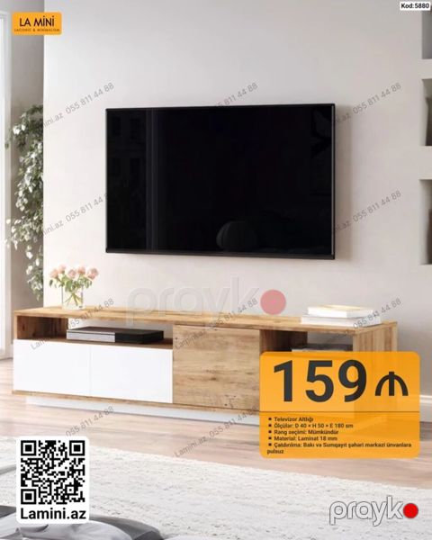 Televizor altlığı – La Mini (Kod: 5880) - Ölçülər: 40 sm (dərinlik) x — Bakı