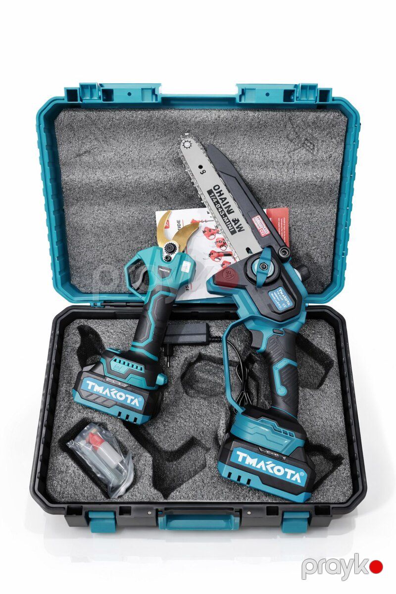 Ağac budayan qayçı və mişar 2 in 1 "Tmakota 68V" — Dacha və bağ, Bakı (2)