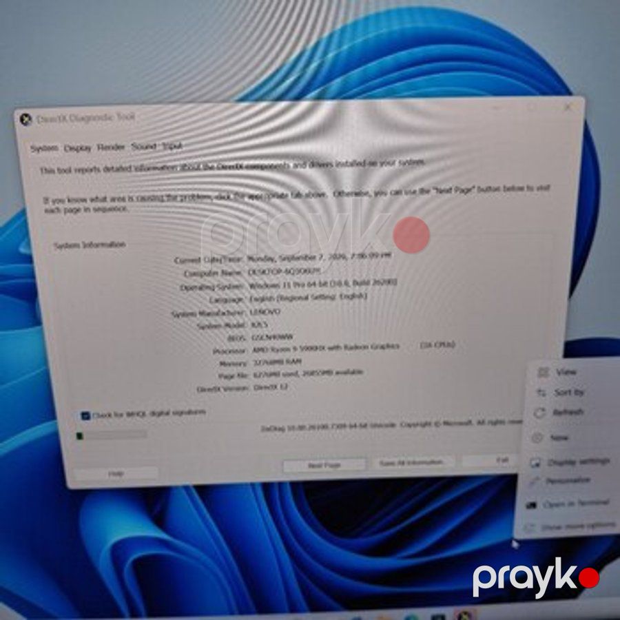Lenovo ideapad 5 Pro Ryzen 9 Rtx3050 8GB 32GB RAM — Noutbuklar, Bakı (10)