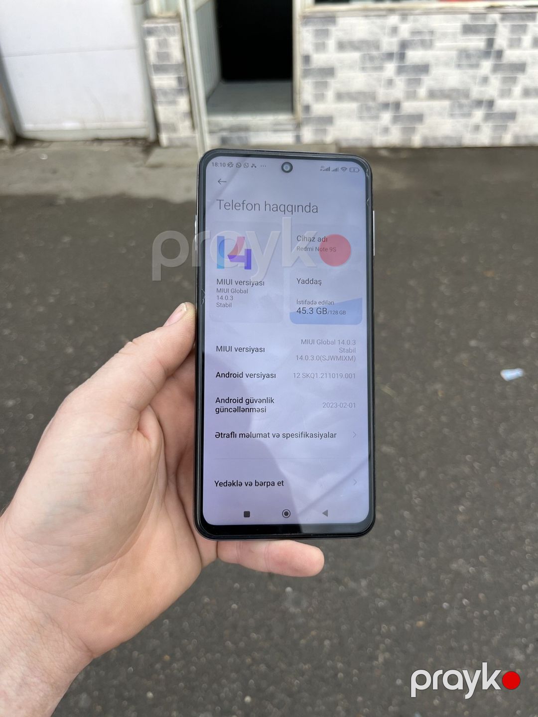 Xiaomi Redmi Note 9S Aurora Blue 128GB/6GB — Smartfonlar, Bakı (2)
