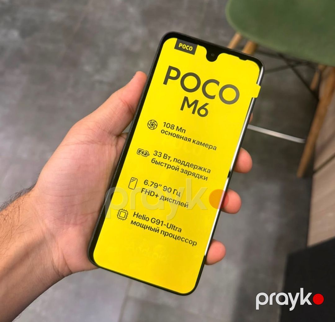 Xiaomi Poco M6 Galactic Black 256GB/8GB — Smartfonlar, Bakı (4)