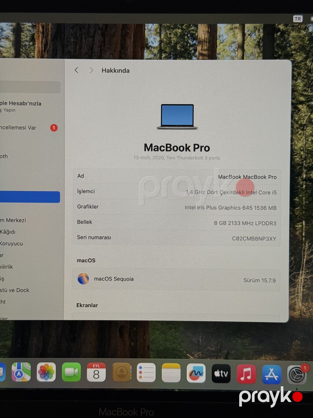 İşlənmiş Apple MacBook, 13.3 Intel Core i5, 256 GB — Apple Macbook, Bakı (7)