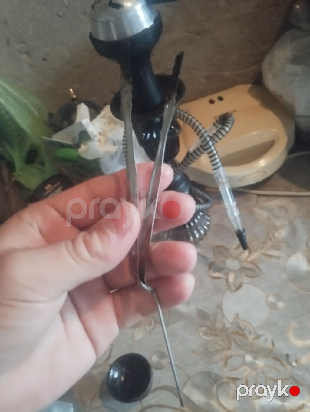 Mini nərgilə seti kalot caska maşa öz cibimdən almışam tap ideal — Elektronik siqaretlər, Bakı (4)