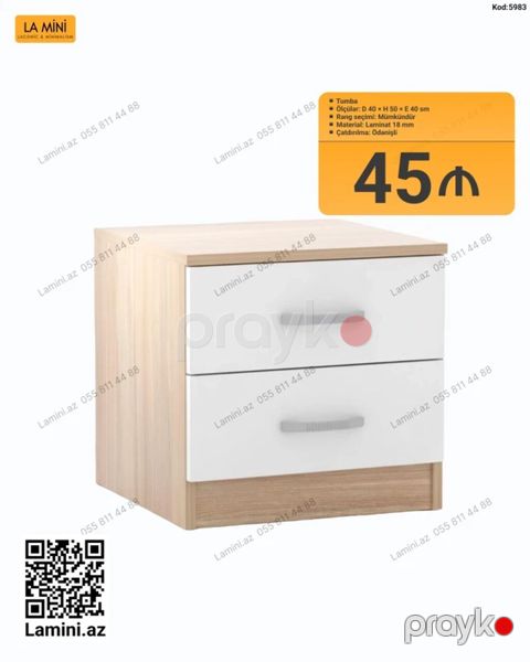 Tumba – La Mini - Ölçülər: Dərinlik 40 sm Hündürlük 50 sm En 40 — Bakı