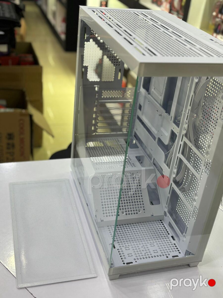 Gaming Case "M14 E-Atx Aquarium Gaming Case (White)" — Kompüterlər və noutbuklar, Bakı (8)