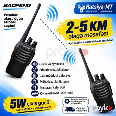 Ratsiya "Baofeng BF - 888S" — Bakı