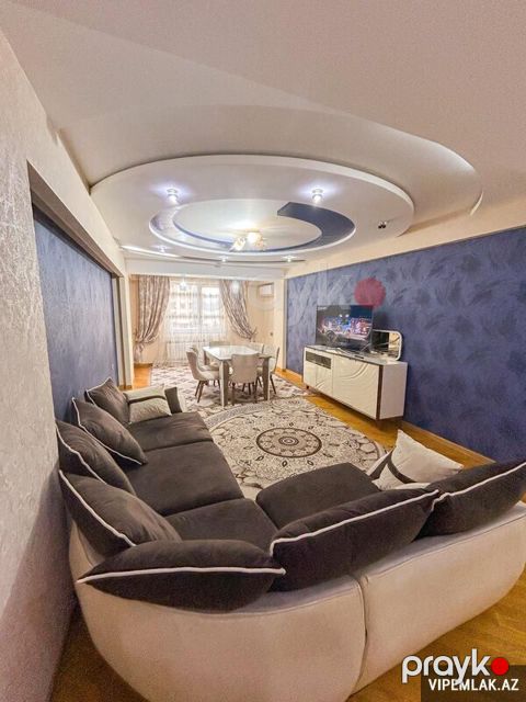 Yasamal rayonunda 3 otaqlı Yeni tikili Kirayə verilir, 100 m²
