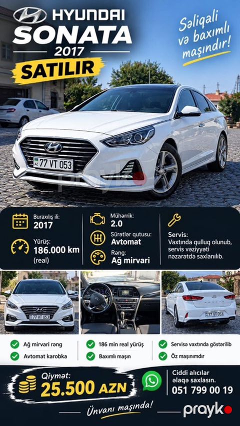 Hyundai Sonata: 2 l 2017 il Sedan — Mehdiabad