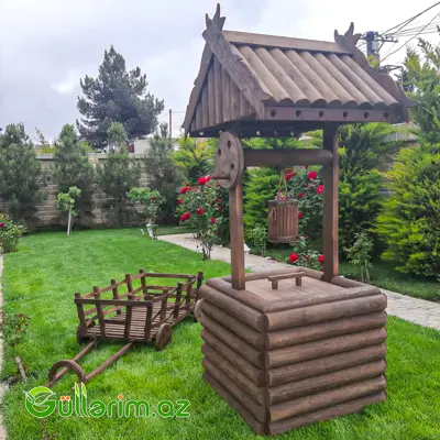 Su quyusu dekoru (Əl işi) 058 — Bağ dekorasiyası, Bakı (4)