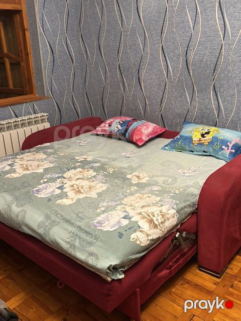 Qırmızı( çəhrayıya çalan) rəngdə yumşaq parçalı (məxməri tipli) — Saray