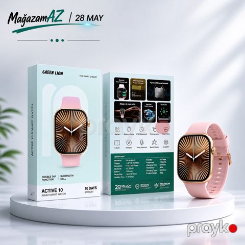 Smart saat GL SWA32 Active 10 Pink AMOLED — Bakı