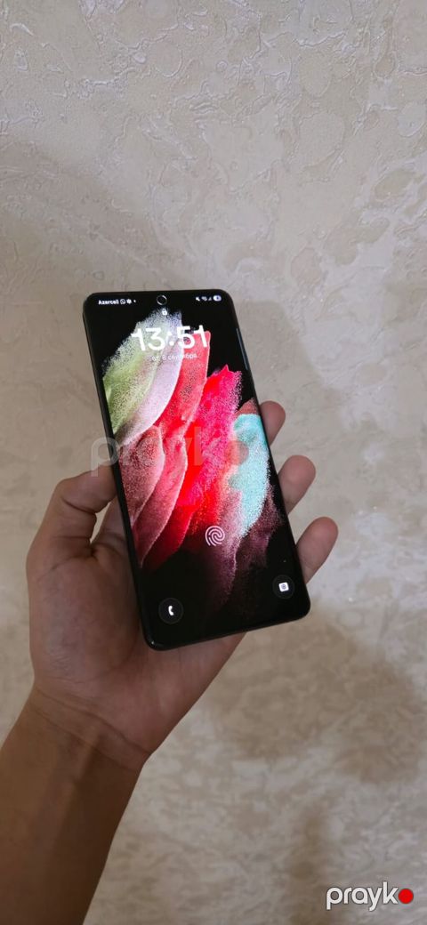 Samsung Galaxy S21 Ultra, 256 GB, rəng - Qara, Simsiz şarj — Sumqayıt