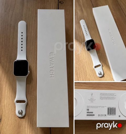 Apple Watch Series 1, 42 mm - Rəng: Gümüşü alüminium korpus, ağ Sport — Bakı