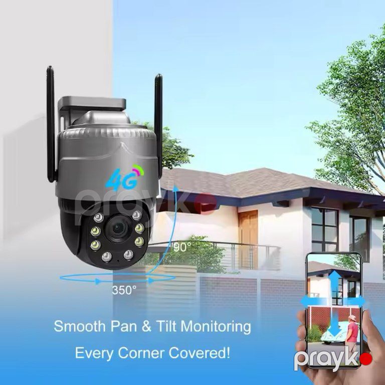 Smart kamera "V380 4MP PTZ 4G" — Ağıllı ev və təhlükəsizlik, Bakı (3)