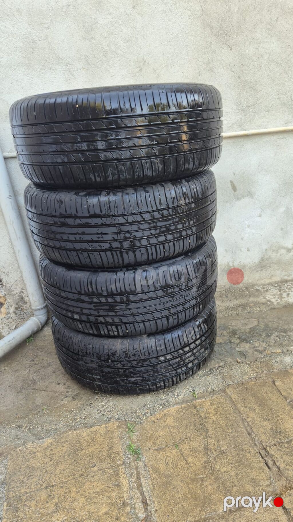 4 ədəd yay şini və yüngül lehimli disk komplekti - Ölçü: 205/55 R16 — Diskləri, Bakı (2)