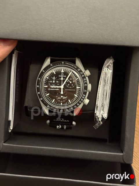 Swatch Omega Mission to Moon qol saatı — Bakı