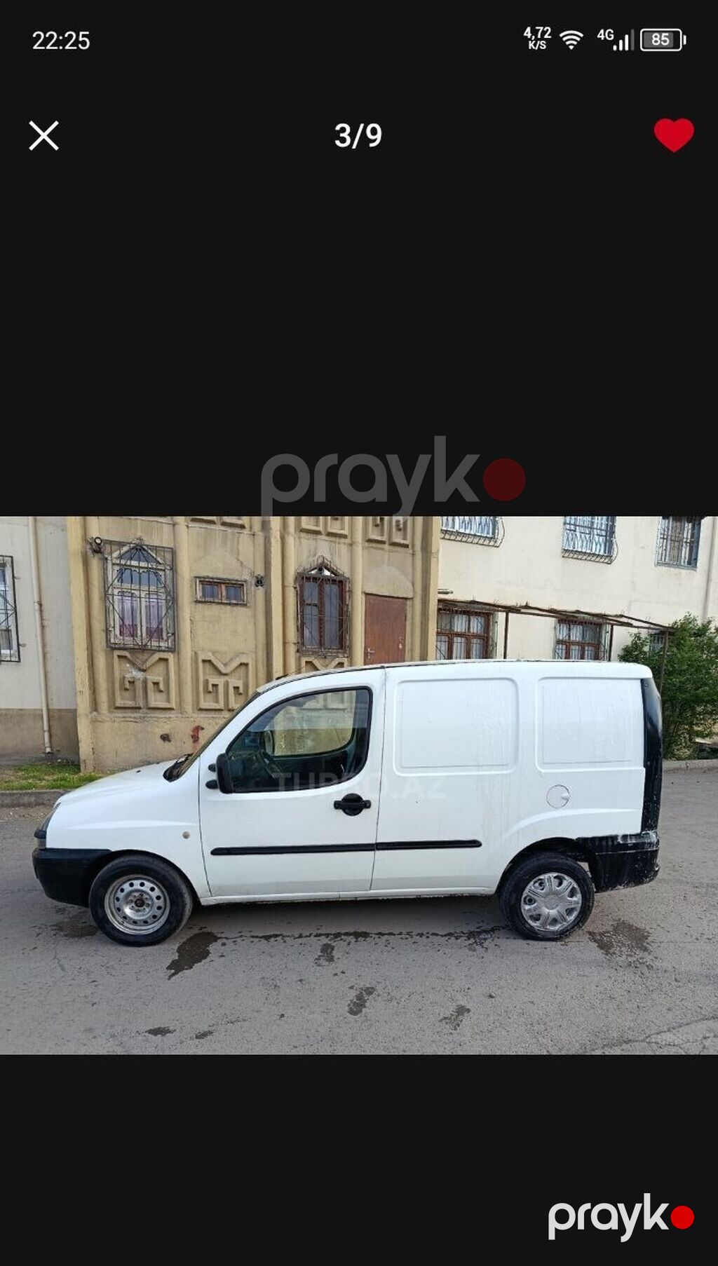Fiat Doblo yük/kommersiya furgonu - Korpus: 2 qapılı arxa qoşa qapılı — Avtomobillər, Gədəbəy (2)