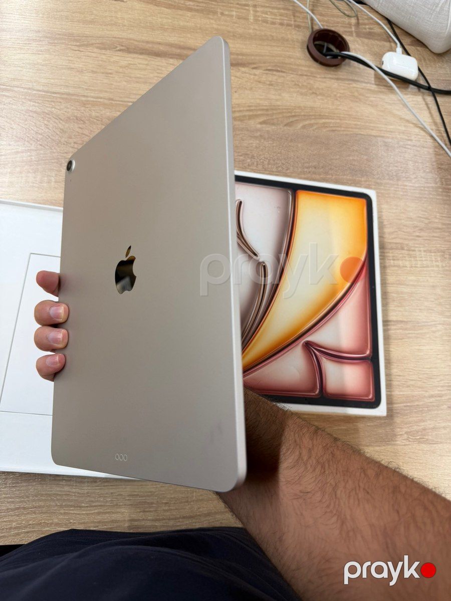 Apple iPad Air 13 inch M3 128GB Starlight — Planshetlər, Bakı (4)