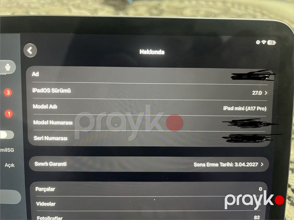 Apple iPad mini 7 128 GB Wi-Fi satılır. Cəmi 4.5 ay istifadə olunub — Apple, Masallı (3)