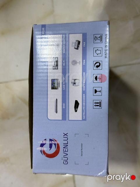 Güvenlux SVR-105 500VA Avtomatik Gərginlik Tənzimləyicisi - Güc — Bakı