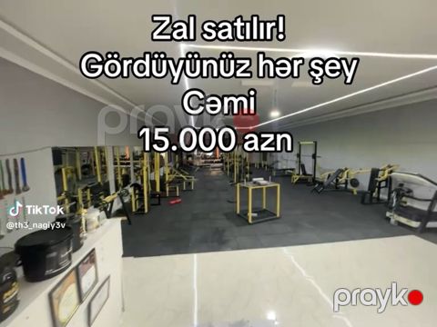 Satılır: Tam təchiz olunmuş fitnes/zal avadanlıqları komplekti — Digah