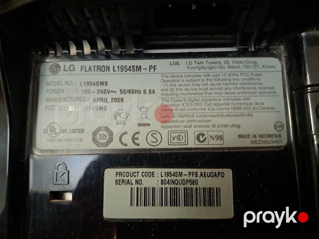 LG flatron L1954SM-PF — Kompüterlər və noutbuklar, Bakı (2)