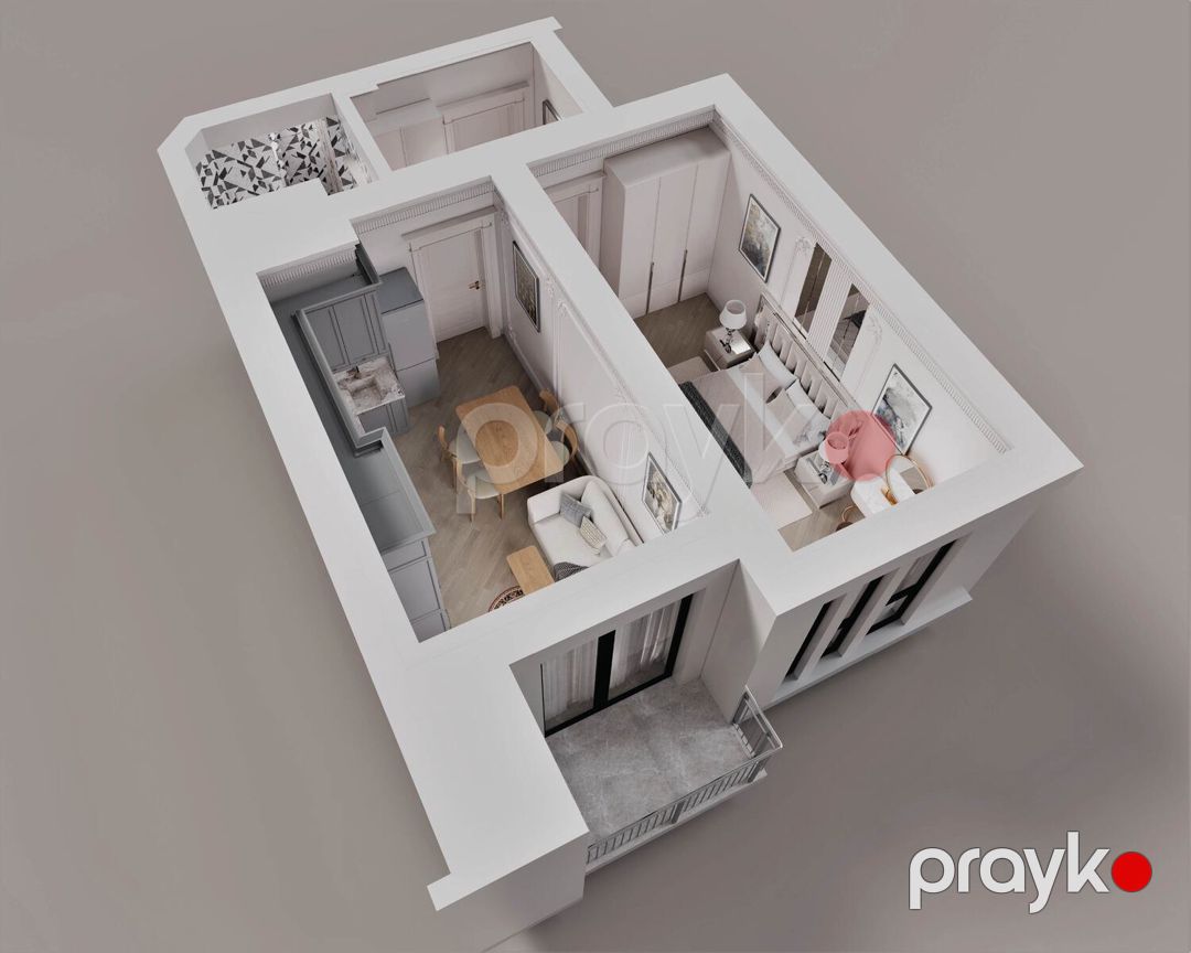 Satılır 1 otaqlı yeni tikili 60.4 m² — Mənzil, Gəncə (4)