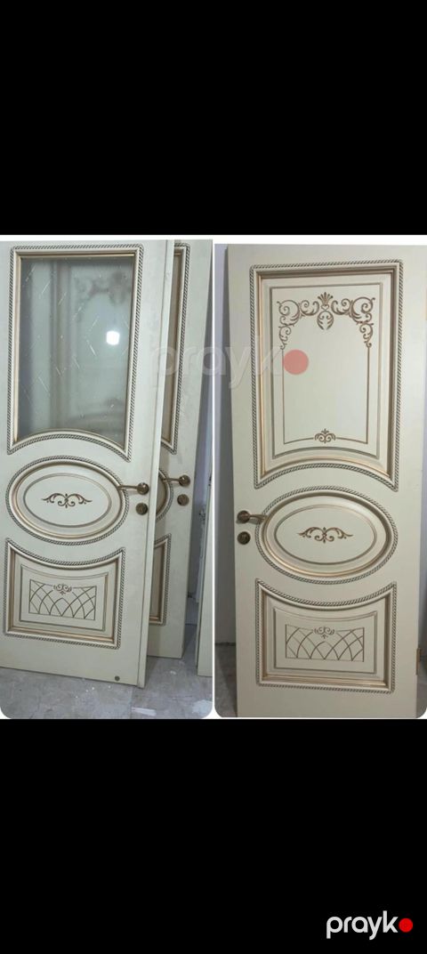İşlənmiş Otaq qapısı Şəbəkə ilə, Zəmanətli, Ünvandan götürmə — Masazır
