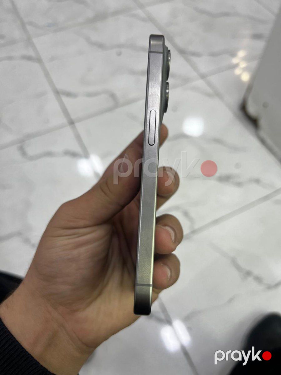 Apple iPhone 15 Pro White Titanium 128GB/8GB — Smartfonlar, Bakı (4)